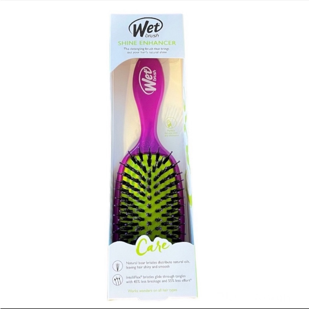 NWT Wet Brush Shine Enhancer Boar Bristles